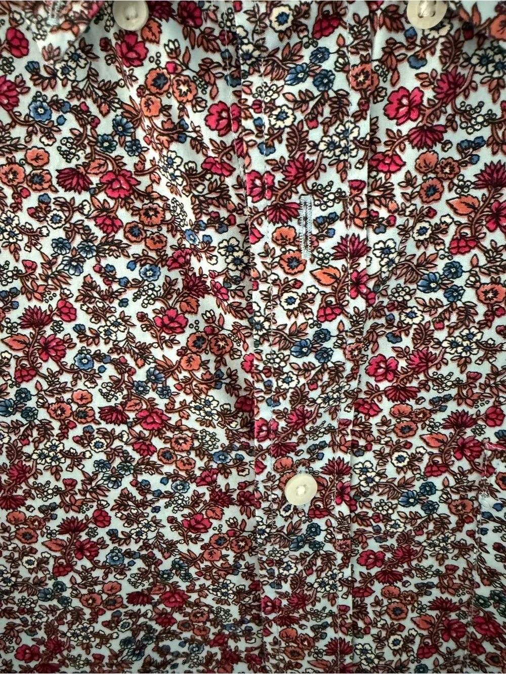 J.Crew Men’s Slim Fit Floral Button Down Shirt Size Large